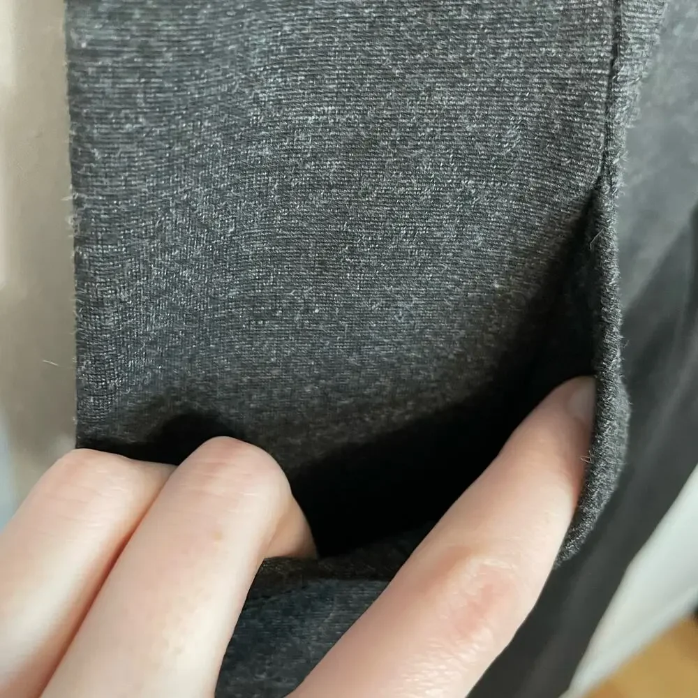 Betabrand Grey Pants PM Womens Pockets Pull On Stretch Comfort Straight Leg - Picture 4 of 8